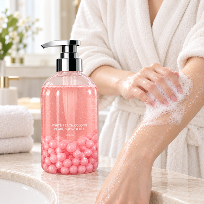 White Peach Oolong Pearl Shower Gel