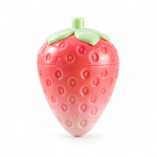Strawberry-Shaped Tinted Lip Balm