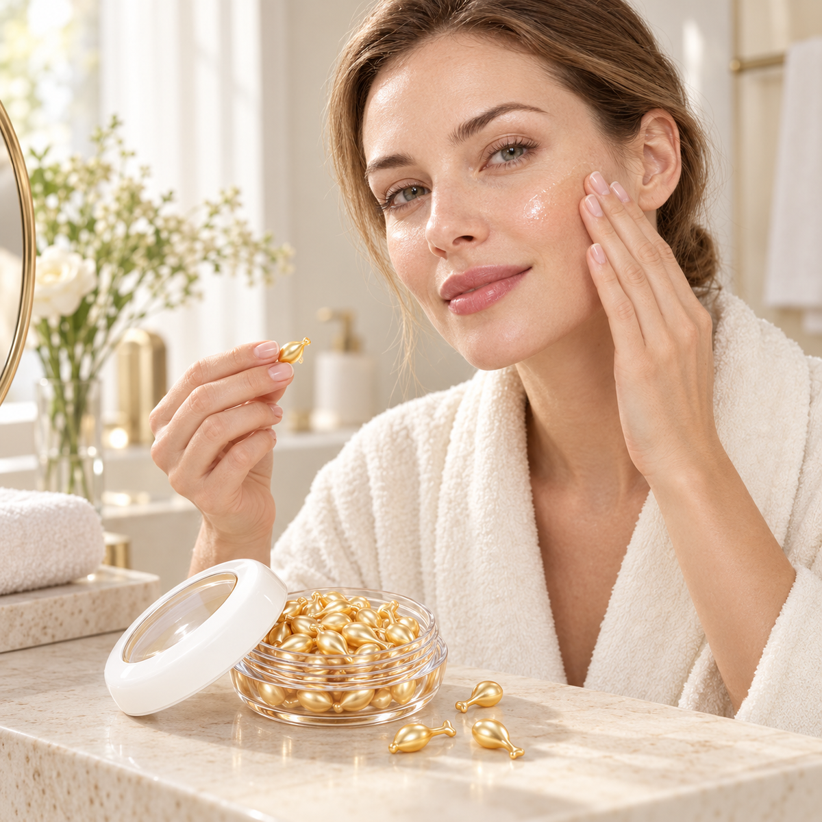 Fullerene Facial Serum Capsules